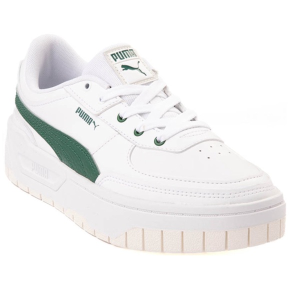 USED WHITE/GREEN PUMA SNEAKER - Picture 6 of 6